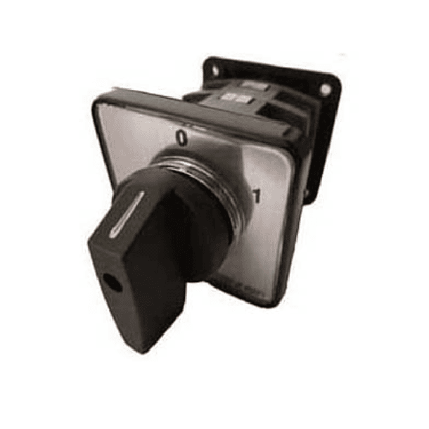 INTERRUPTOR O SELECTOR 0-1, 3 POLOS, 32 AMP 1