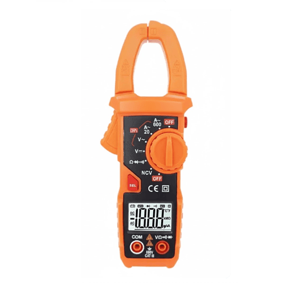 PINZA AMPERIMETRICA DIGITAL 600AMP AC/DC Ω, AUTO RANGO, NCV. 1