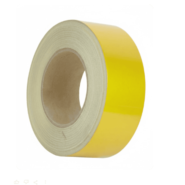 CINTA INDUSTRIAL AMARILLO CON GRADO DE INGENIERIA DE 2