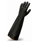 Guante industrial Chemical de Latex Cal 35-54cm de largo talla 9 (precio x par) 1