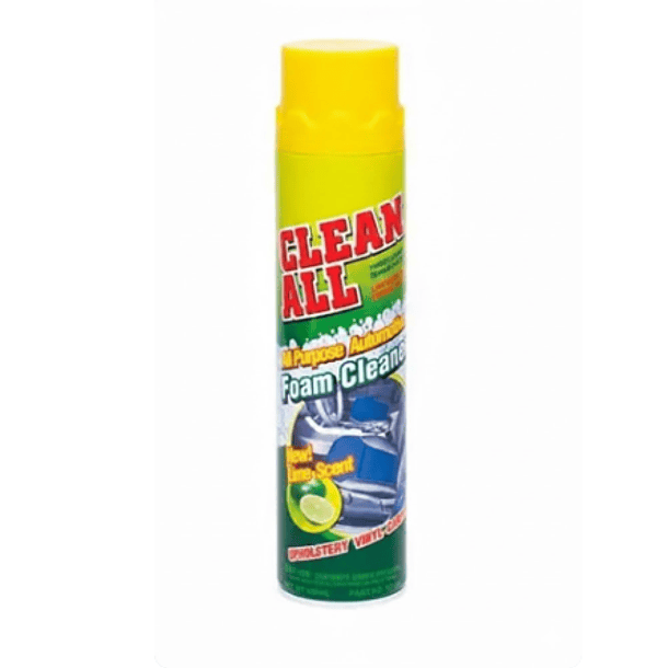 LIMPIADOR ESPUMA MULTIPROPOSITO PARA AUTOS 650ML, POTENCIA Y BRILLO. 