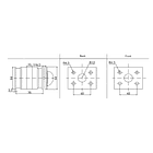 INTERRUPTOR O INVERSOR DE GIRO MONOFASICO 2 POLOS, 32 AMP 2