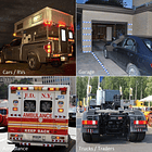 Cinta reflectiva reflejante flecha ambar y rojo 45m para autos camiones 4