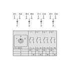 CONMUTADOR O SELECTOR 1-0-2, 4 POLOS, 63 AMP 3