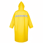 ABRIGO DE PVC O CAPOTIN CON CAPUCHA IMPERMEABLE PARA LLUVIA AMARILLO 2