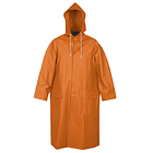 ABRIGO DE PVC O CAPOTIN CON CAPUCHA IMPERMEABLE PARA LLUVIA AMARILLO 5