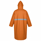 ABRIGO DE PVC O CAPOTIN CON CAPUCHA IMPERMEABLE PARA LLUVIA AMARILLO 6