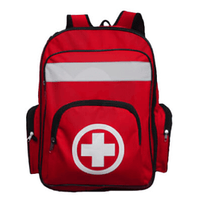 MOCHILA DE SUPERVIVENCIA O EMERGENCIA XL: CINTA REFLECTANTE, MAXIMA CAPACIDAD, DISEÑO IDEAL