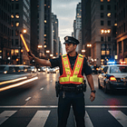 CHALECO DE SEGURIDAD CON LED INTEGRADO Y CINTAS REFLECTIVA FLUORESCENTE 3