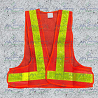 CHALECO DE SEGURIDAD CON LED INTEGRADO Y CINTAS REFLECTIVA FLUORESCENTE 6