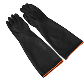 GUANTE CHEMICAL: INNOVACION EN EQUIPOS DE PROTECCION PERSONAL, COLOR NEGRO. (CAJON DE 60 PARES)