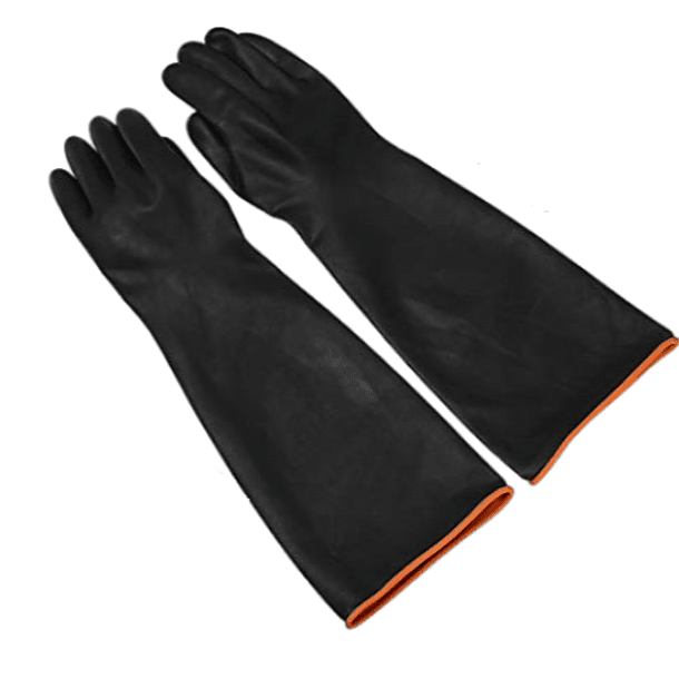 GUANTE CHEMICAL: INNOVACION EN EQUIPOS DE PROTECCION PERSONAL, COLOR NEGRO. (CAJON DE 60 PARES) 1