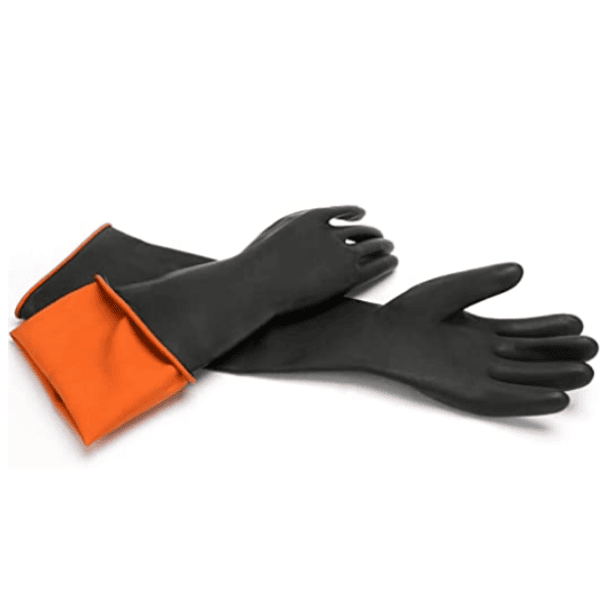 GUANTE CHEMICAL: INNOVACION EN EQUIPOS DE PROTECCION PERSONAL, COLOR NEGRO. (CAJON DE 60 PARES) 2