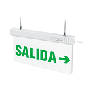 LETRERO SALIDA DE EMERGENCIA LED 1W: AUTONOMIA 3H - FLECHA DERECHA. 1
