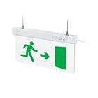 LETRERO SALIDA DE EMERGENCIA CERTIFICADO LED - 3H AUTONOMIA - LED 1W PUERTA DE EMERGENCIA. 1