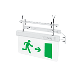 LETRERO SALIDA DE EMERGENCIA CERTIFICADO LED - 3H AUTONOMIA - LED 1W PUERTA DE EMERGENCIA. 2