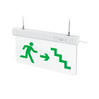 LETRERO SALIDA DE EMERGENCIA ESCALERA LED - ULTRA BRILLANTE 1W - AUTONOMIA 3H. 1