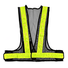 CHALECO DE SEGURIDAD CON LED INTEGRADO Y CINTAS REFLECTIVA FLUORESCENTE  1