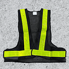 CHALECO DE SEGURIDAD CON LED INTEGRADO Y CINTAS REFLECTIVA FLUORESCENTE  3