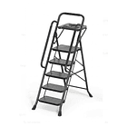 ESCALERA PROFESIONAL DE ACERO: ESTABILIDAD TOTAL - 5 PELDAÑOS. 1
