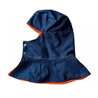 PROTECTOR DE CABEZA PARA SOLDADOR EN JEANS. 2