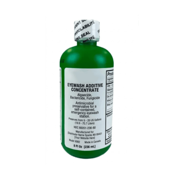 LIQUIDO BACTERICIDA Y ALGUICIDA PARA LAVAOJOS 8 OZ (236ML). 