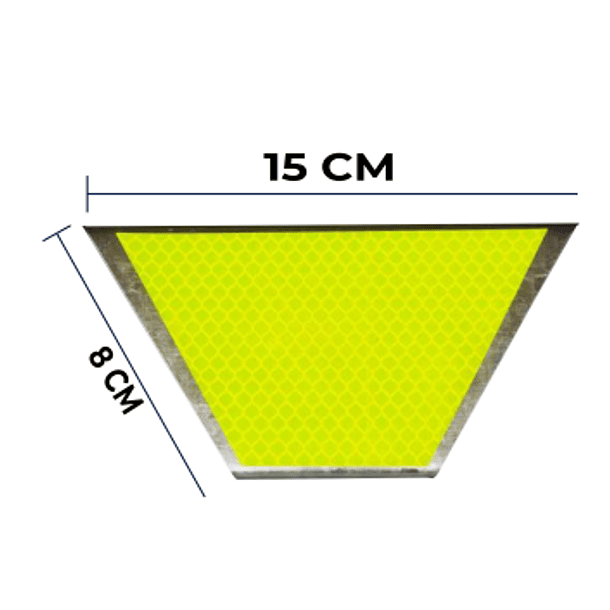 CAPTAFARO METALICO REFLECTIVO PARA SEÑALIZACION VIAL (PACK DE 12UND) 2
