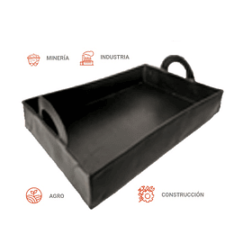 BANDEJA ANTIDERRAME DE GEOMENBRANA HDPE POLIETILENO DE ALTA DENSIDAD (100 X 100 CM)