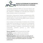 BANDEJA ANTIDERRAME DE GEOMENBRANA HDPE POLIETILENO DE ALTA DENSIDAD (100 X 100 CM) 3