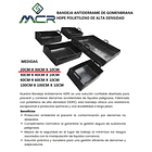 BANDEJA ANTIDERRAME DE GEOMENBRANA HDPE POLIETILENO DE ALTA DENSIDAD (20 X 30 CM) 3