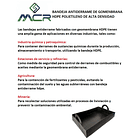 BANDEJA ANTIDERRAME DE GEOMENBRANA HDPE POLIETILENO DE ALTA DENSIDAD (20 X 30 CM) 4