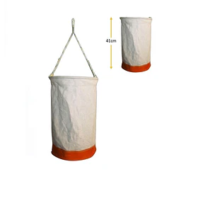 BALDE DE LINIERO DE LONA REFORZADA, 20 LITROS - BASE DE HDPE Y CUERDA DE POLIPROPILENO.