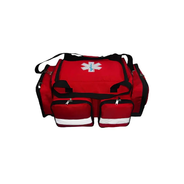 ORGANIZADOR O MALETIN DE EMERGENCIA COMPACTO-ROJO ALTA VISIBILIDAD (GRANDE). 