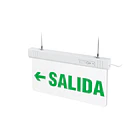 LETRERO SALIDA DE EMERGENCIA LED 1W: AUTONOMIA 3H - FLECHA IZQUIERDA. 1