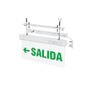 LETRERO SALIDA DE EMERGENCIA LED 1W: AUTONOMIA 3H - FLECHA IZQUIERDA. 2
