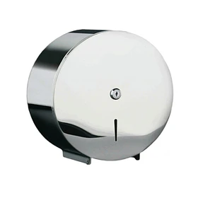 DISPENSADOR DE PAPEL JUMBO PESADO DE ACERO BRILLANTE