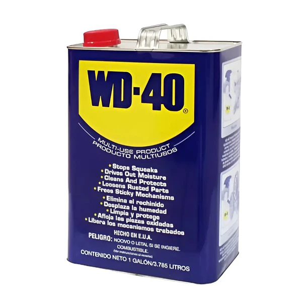 Aflojatodo y Lubricante Multiusos Galón WD-40 (3.78 L) USO INDUSTRIAL. 