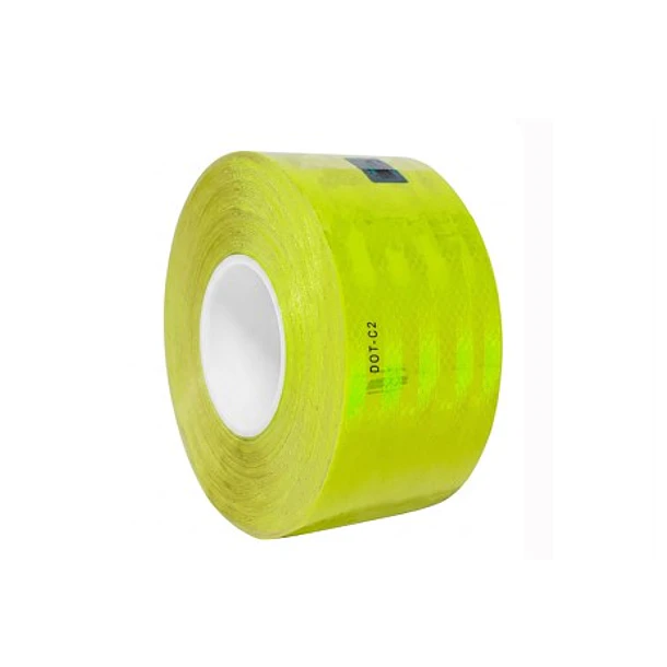 Cinta reflectiva reflejante Verde limon fluorescente 4