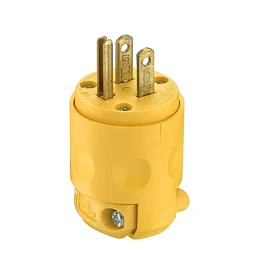 Enchufe trifasico 3 polos, 15A PVC AMARILLO