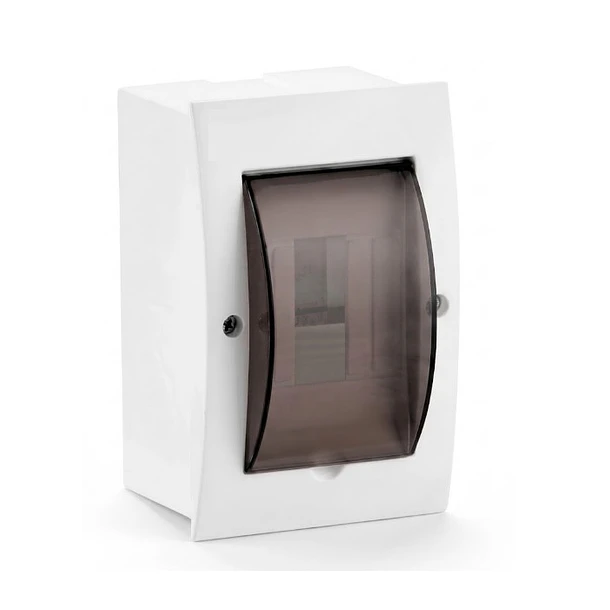 TABLERO O GABINETE EMPOTRABLE MIXTO DE 1 A 3 POLOS PARA TERMICOS DE RIEL DIN, CON PUERTA. 