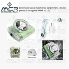 Lámpara minera Inalámbrica 4A Recargable alta potencia aprueba de agua + Cargador (mineria,ciclismo,pezca)  2