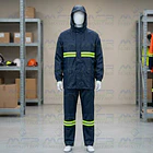 TRAJE IMPERMEABLE PARA LLUVIA PANTALON CASACA REFLECTIVA TALLA XL 1
