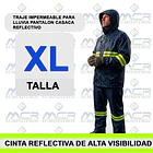 TRAJE IMPERMEABLE REFLECTIVO + CASCO + LINTERNA O LAMPARA MINERA DE 25000 LUX 5