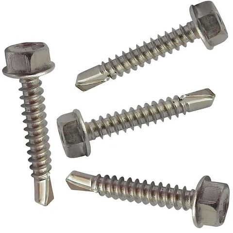 Tornillo Hexagonal  P.Broca S/golilla  12-14 X 1 1/2 - 1000 Unidades