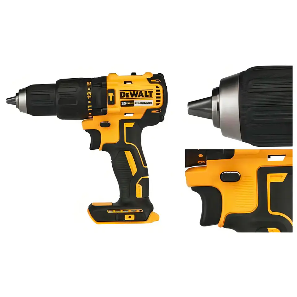 Kit DeWalt Taladro Percutor Inalámbrico 1/2 +maleta 100 Accesorios 2