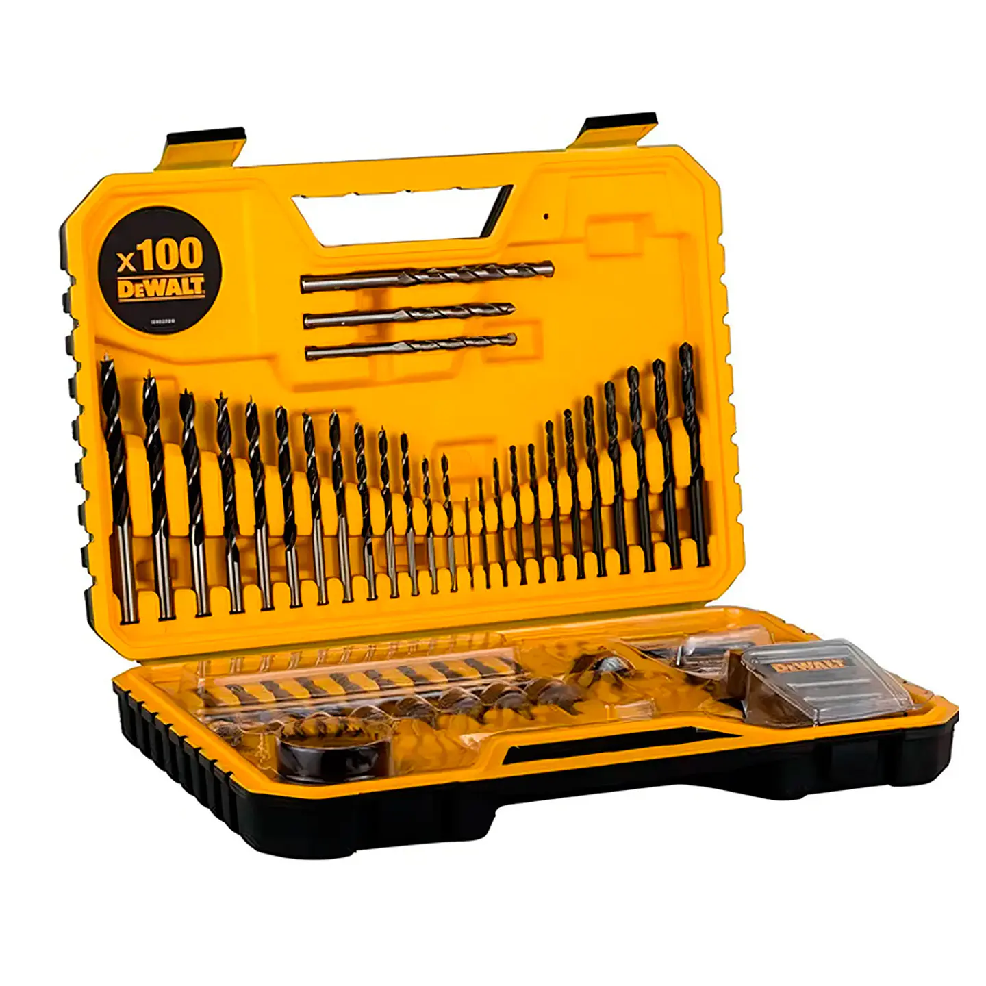 Kit DeWalt Taladro Percutor Inalámbrico 1/2 +maleta 100 Accesorios 3
