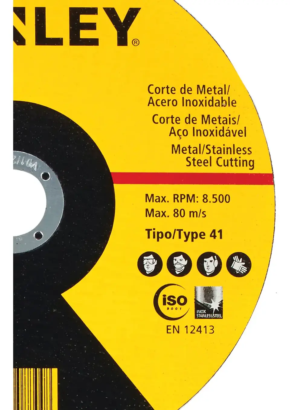 Disco Corte Inox/Metal 7 Stanley (180x1,6x22) STA8067 2