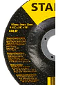 Disco Corte Metal 4 1/2 Stanley (115x3,0x22) STA0410 - Miniatura 2