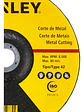 Disco Corte Metal 7 Stanley (180x3,0x22) STA0411 - Miniatura 2