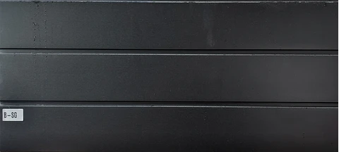 Metal Siding 3,8mts X 38cm color Negro Mate B-SG
